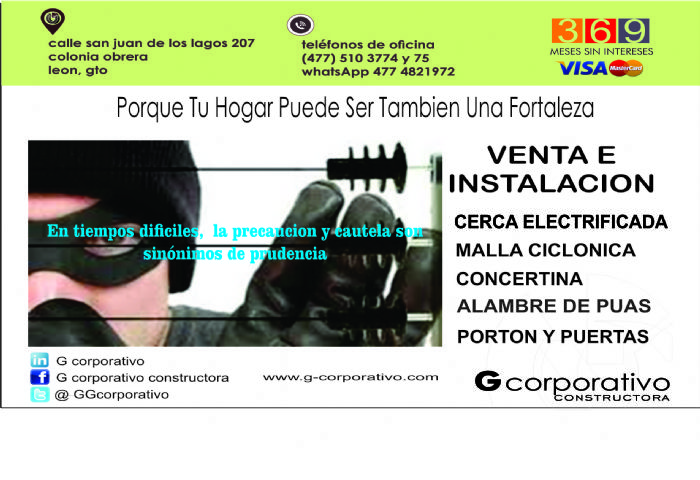 MALLA CICLÓNICA Y CERCA ELECTRIFICADA